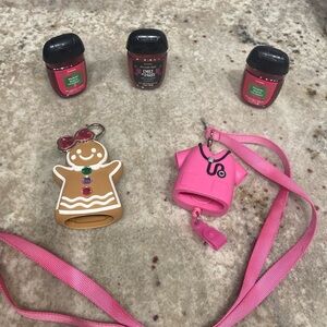 Bath & Body Works Badge & Hand Sanitizer Holders